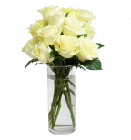 Bouquet of Long Stemmed Roses White