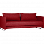 Tandom Red Sleeper Sofa
