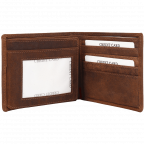 Leather Trifold Wallets for Men 