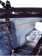 Fashion Womens Boyfriend Jeans Free Suspenders Light Blue Denim Pants