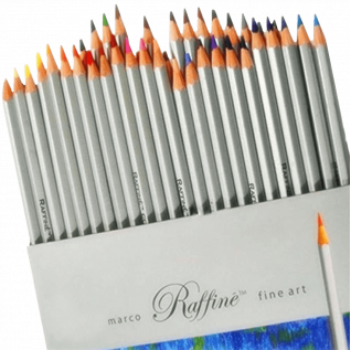 Marco 72 colors art drawing oil base non toxic pencils set for artist sketch