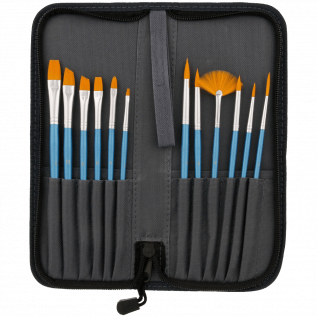 Piece versatile paint brush set the perfect mix of quality and variety for hobbyists and aspiring artists
