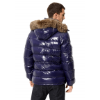 Moncler rod quilted down parka with genuine coyote fur trim