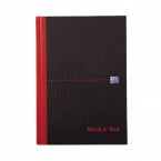 Oxford Black n' Red A5 Casebound Hardback Notebook
