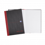 Oxford Black n' Red A5 Casebound Hardback Notebook
