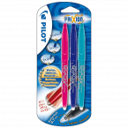 Pilot Frixion Erasable Rollerball Pack of 3 Black