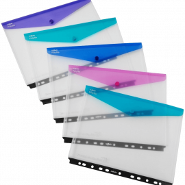 High Capacity Ring Binder Popper Wallet Landscape