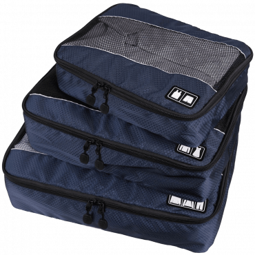 3 Piece Travel Packing Cubes 