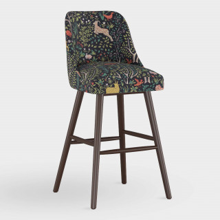 Linen Blend Kian Upholstered Barstool
