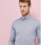 AYRFRIE Mini dobby design cotton shirt 