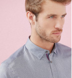 AYRFRIE Mini dobby design cotton shirt 
