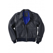 Alpha industries leather jacket