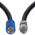 Coaxial Cable (50 Feet) with F-Male Connectors