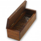 Wooden Domino Game with Nautical Storage Box