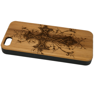 Celtic Cross iPhone 6 Case Eco Friendly Bamboo Wood Cover