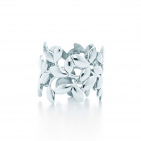 Olive leaf band ring