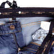 Fashion Womens Boyfriend Jeans Free Suspenders Light Blue Denim Pants