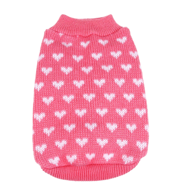 Silvercell-Pets-Puppy-Dogs-Clothes-Jacket-Little-Heart-Knit-Sweater-Coat-Pink-XL_1