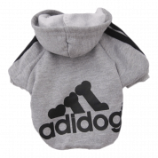Zehui Pet Dog Cat Sweater Puppy T-Shirt Warm Hoodies Coat Clothes Apparel Black S