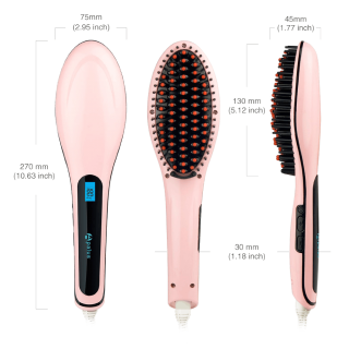 Apalus Brush Hair Straightener Detangling Hair Brush